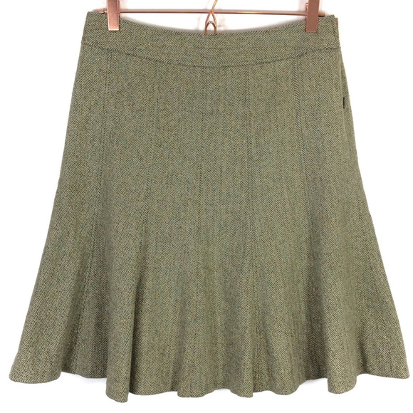 Ann Taylor Dresses & Skirts - Ann Taylor Wool Silk Stretchy Tulip Skirt Lined 8